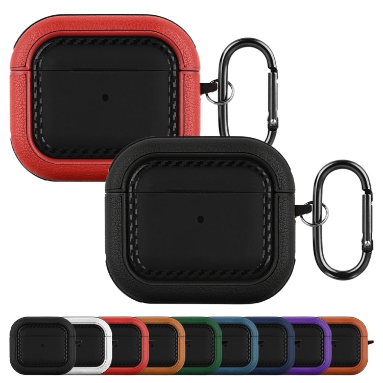 Leather Texture Earphone Protective Case, For AirPods 3, For AirPods Pro, For AirPods Pro 2