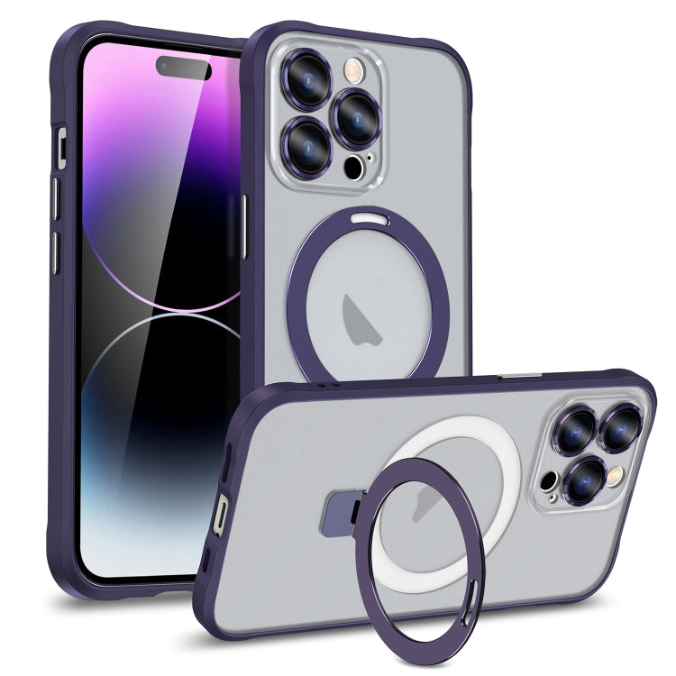 Metal Eyes Series MagSafe Magnetic Holder Phone Case, For iPhone 12 Pro Max, For iPhone 11, For iPhone 11 Pro Max