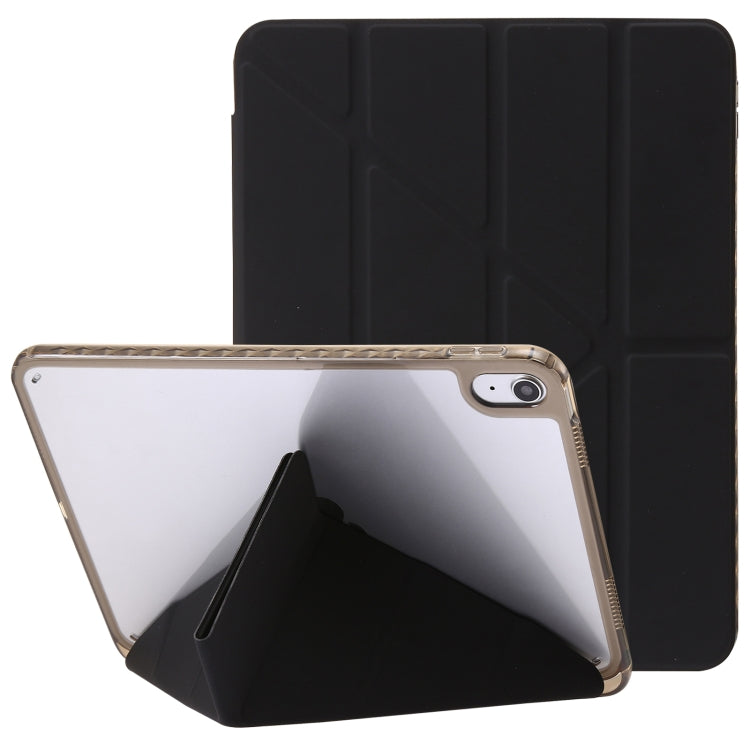 Clear Acrylic Deformation Leather Tablet Case, For iPad Pro 12.9 2022 / 2021 / 2020, For iPad Pro 11 2022 / 2021 / 2020, For iPad 10th Gen 10.9 2022