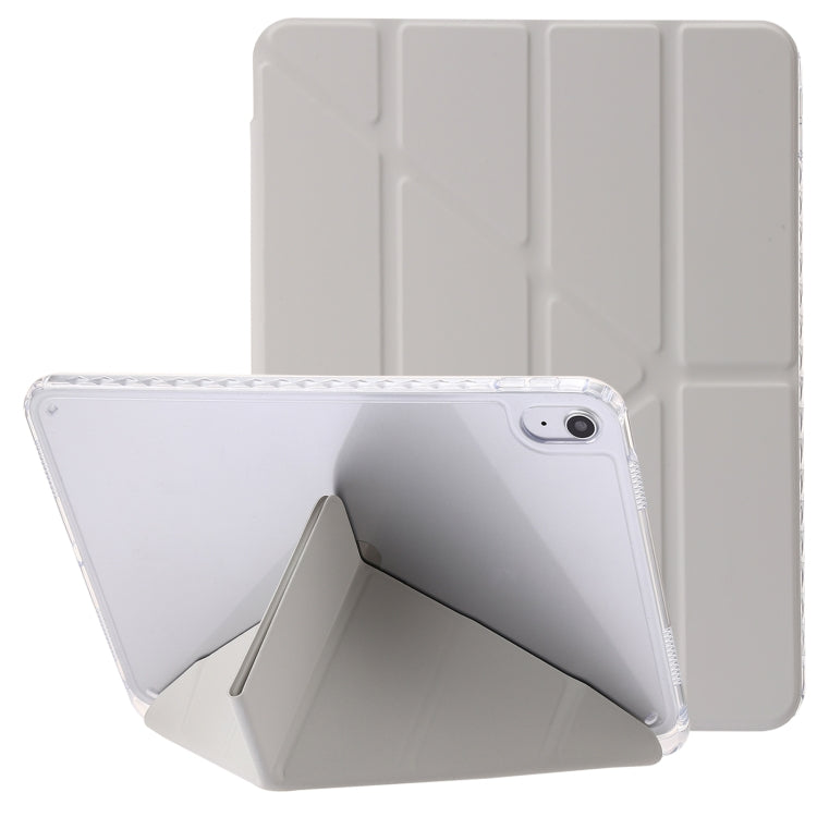 Clear Acrylic Deformation Leather Tablet Case, For iPad Pro 12.9 2022 / 2021 / 2020, For iPad Pro 11 2022 / 2021 / 2020, For iPad 10th Gen 10.9 2022