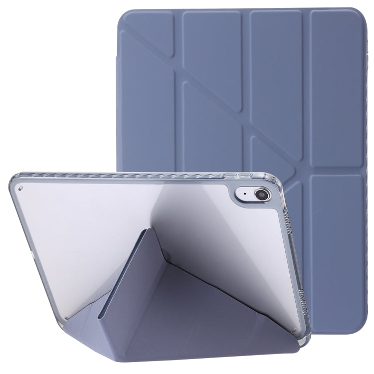 Clear Acrylic Deformation Leather Tablet Case, For iPad Pro 12.9 2022 / 2021 / 2020, For iPad Pro 11 2022 / 2021 / 2020, For iPad 10th Gen 10.9 2022