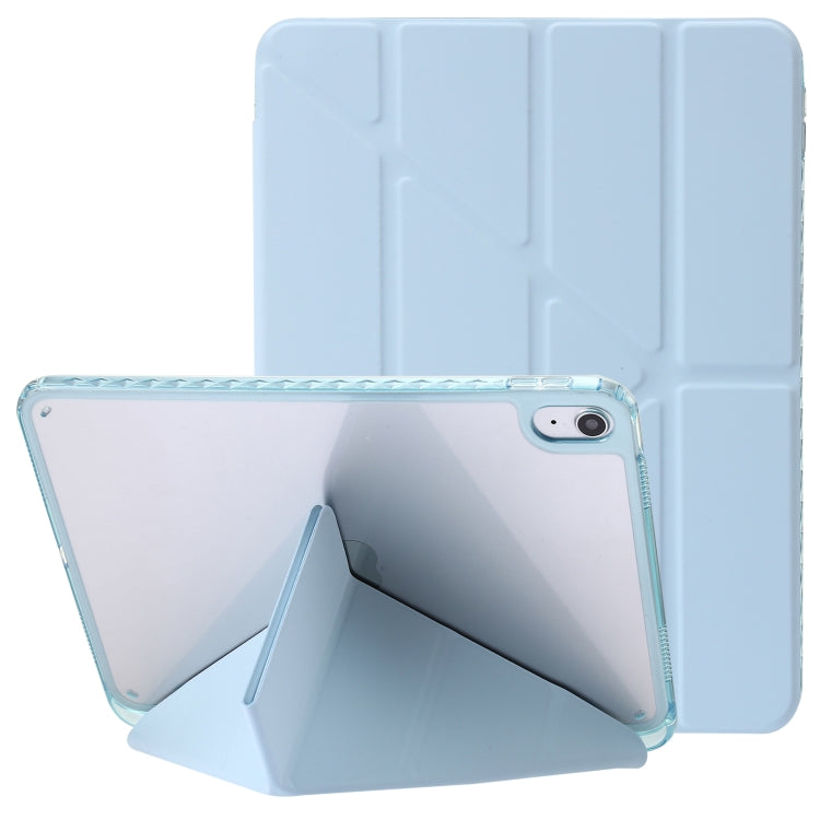 Clear Acrylic Deformation Leather Tablet Case, For iPad Pro 12.9 2022 / 2021 / 2020, For iPad Pro 11 2022 / 2021 / 2020, For iPad 10th Gen 10.9 2022