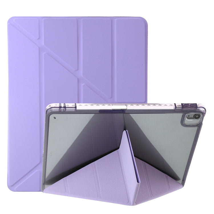 Clear Acrylic Deformation Leather Tablet Case, For iPad Pro 12.9 2022 / 2021 / 2020, For iPad Pro 11 2022 / 2021 / 2020, For iPad 10th Gen 10.9 2022