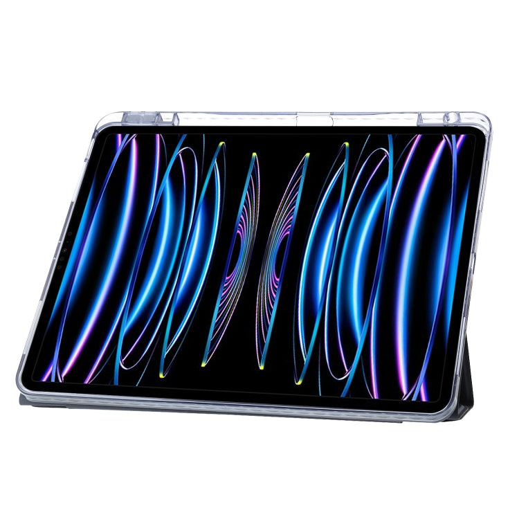 Clear Acrylic Deformation Leather Tablet Case, For iPad Pro 12.9 2022 / 2021 / 2020, For iPad Pro 11 2022 / 2021 / 2020, For iPad 10th Gen 10.9 2022