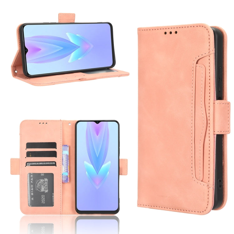 Skin Feel Calf Texture Card Slots Leather Phone Case, For Orbic Q10 4G, For Tecno Spark 10 4G, For Tecno Spark 10 5G, For Tecno Spark 10 Pro / K17, For Tecno Spark 10C, For vivo iQOO Z7x