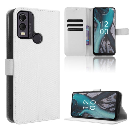 Diamond Texture Leather Phone Case, For Nokia C22, For Nokia C32 4G, For Nokia C12, For Nokia G22 4G
