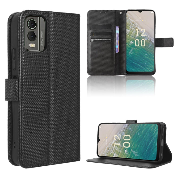 Diamond Texture Leather Phone Case, For Nokia C22, For Nokia C32 4G, For Nokia C12, For Nokia G22 4G, For Honor 70 Lite / X6 4G, For Samsung Galaxy F14 Global