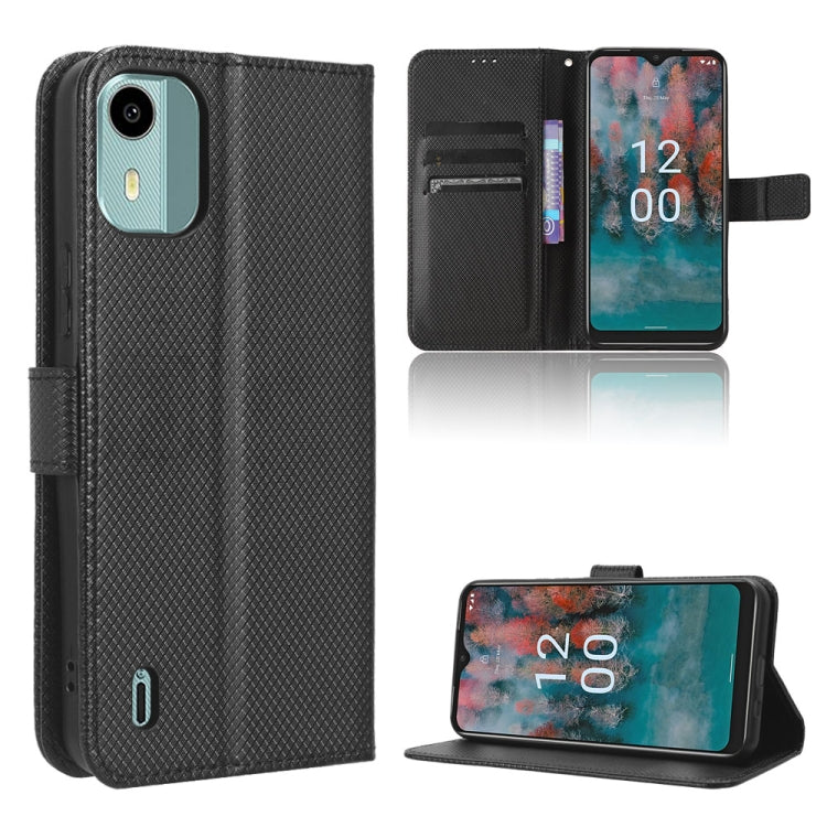 Diamond Texture Leather Phone Case, For Nokia C22, For Nokia C32 4G, For Nokia C12, For Nokia G22 4G, For Honor 70 Lite / X6 4G, For Samsung Galaxy F14 Global