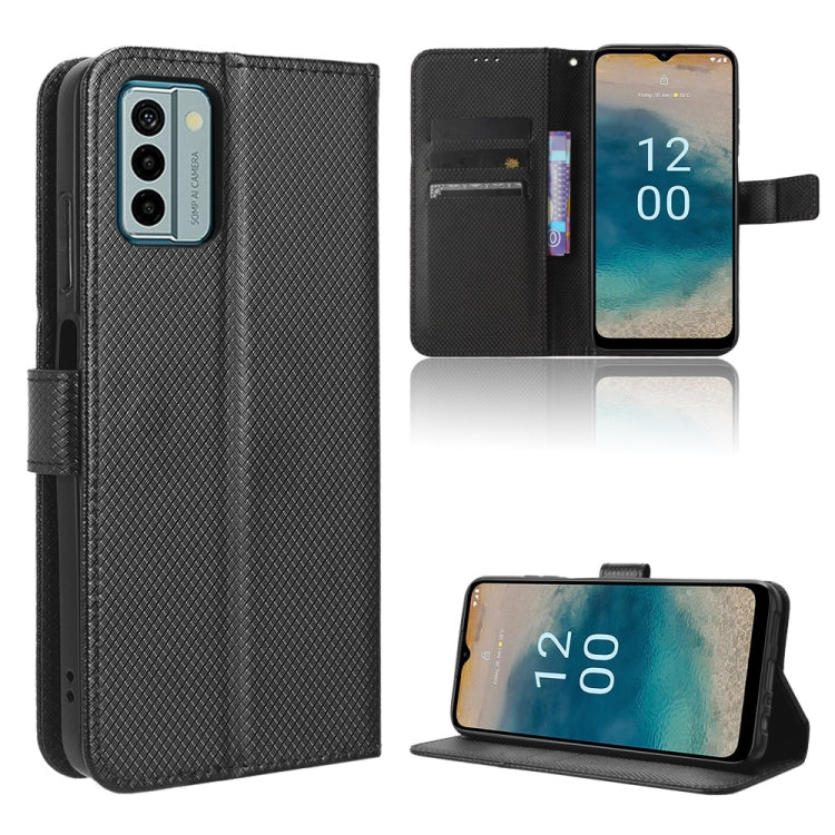 Diamond Texture Leather Phone Case, For Nokia C22, For Nokia C32 4G, For Nokia C12, For Nokia G22 4G, For Honor 70 Lite / X6 4G, For Samsung Galaxy F14 Global