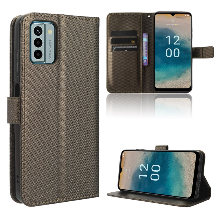 Diamond Texture Leather Phone Case, For Nokia C22, For Nokia C32 4G, For Nokia C12, For Nokia G22 4G, For Honor 70 Lite / X6 4G, For Samsung Galaxy F14 Global