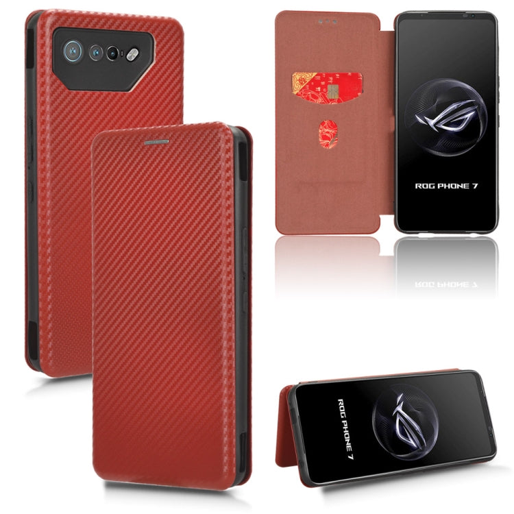 Carbon Fiber Texture Flip Leather Phone Case, For Realme GT Neo5 SE, For DOOGEE X97 / X97 Pro, For ASUS ROG Phone 7, For Motorola Edge 40 Pro, For Nokia C22, For Samsung Galaxy F14