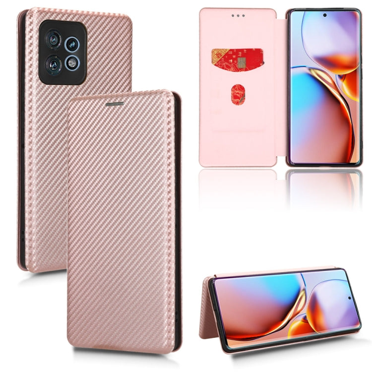 Carbon Fiber Texture Flip Leather Phone Case, For Realme GT Neo5 SE, For DOOGEE X97 / X97 Pro, For ASUS ROG Phone 7, For Motorola Edge 40 Pro, For Nokia C22, For Samsung Galaxy F14