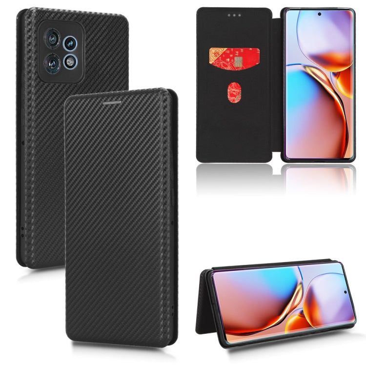 Carbon Fiber Texture Flip Leather Phone Case, For Realme GT Neo5 SE, For DOOGEE X97 / X97 Pro, For ASUS ROG Phone 7, For Motorola Edge 40 Pro, For Nokia C22, For Samsung Galaxy F14