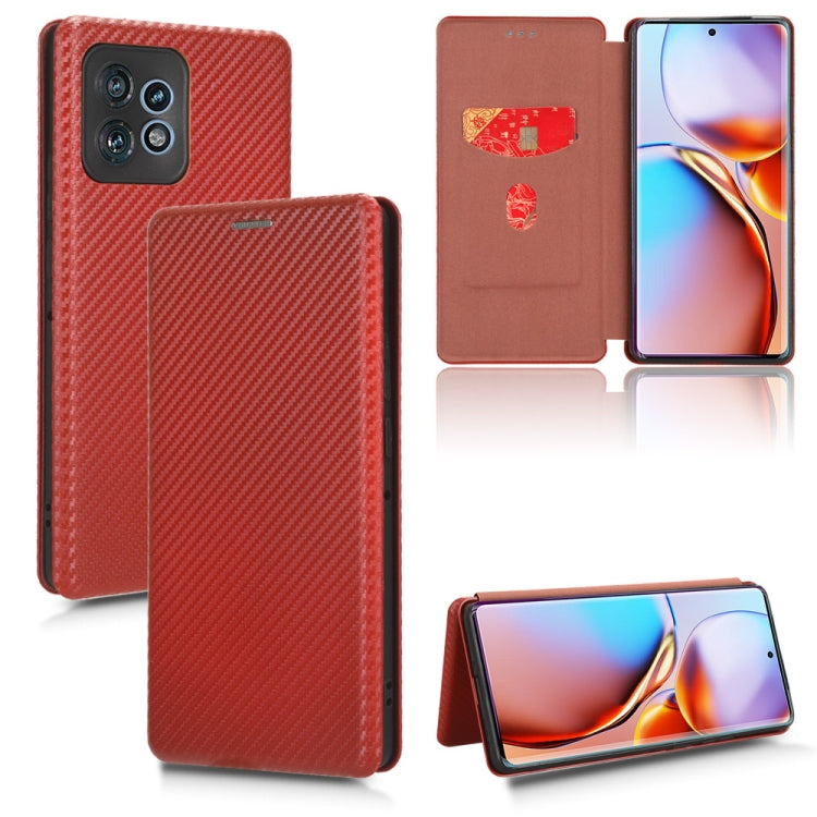 Carbon Fiber Texture Flip Leather Phone Case, For Realme GT Neo5 SE, For DOOGEE X97 / X97 Pro, For ASUS ROG Phone 7, For Motorola Edge 40 Pro, For Nokia C22, For Samsung Galaxy F14