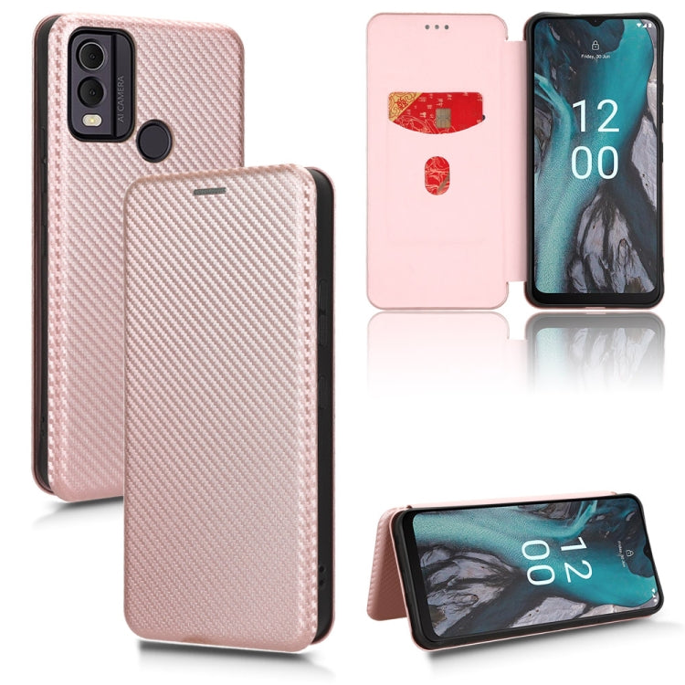 Carbon Fiber Texture Flip Leather Phone Case, For Realme GT Neo5 SE, For DOOGEE X97 / X97 Pro, For ASUS ROG Phone 7, For Motorola Edge 40 Pro, For Nokia C22, For Samsung Galaxy F14