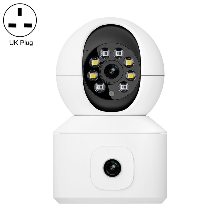 ESCAM QF010 2x2MP Dual Lens Dual Screen Surveillance WiFi Camera Support Two-way Voice & Motion Detection, QF010