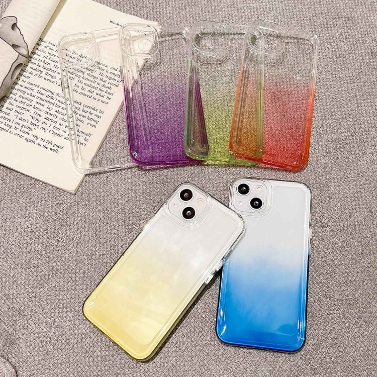 Gradient Electroplated Button Space Pone Case
