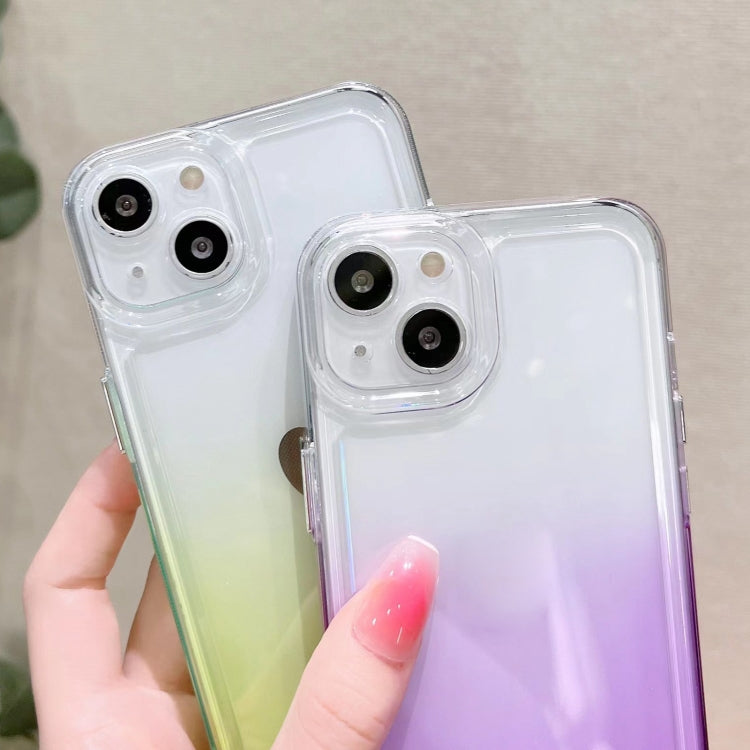 Gradient Electroplated Button Space Pone Case