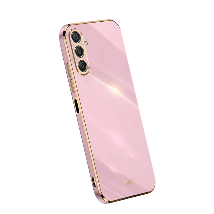 XINLI Straight Edge 6D Electroplate TPU Phone Case, For Samsung Galaxy M34 5G, For Samsung Galaxy A25 5G, For Samsung Galaxy S23 FE 5G, For Samsung Galaxy M54 5G