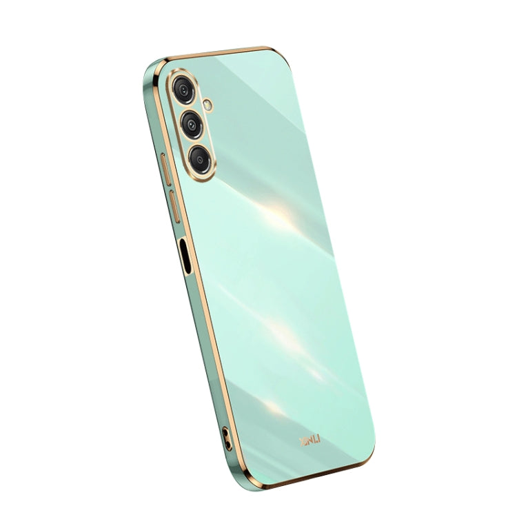 XINLI Straight Edge 6D Electroplate TPU Phone Case, For Samsung Galaxy M34 5G, For Samsung Galaxy A25 5G, For Samsung Galaxy S23 FE 5G, For Samsung Galaxy M54 5G