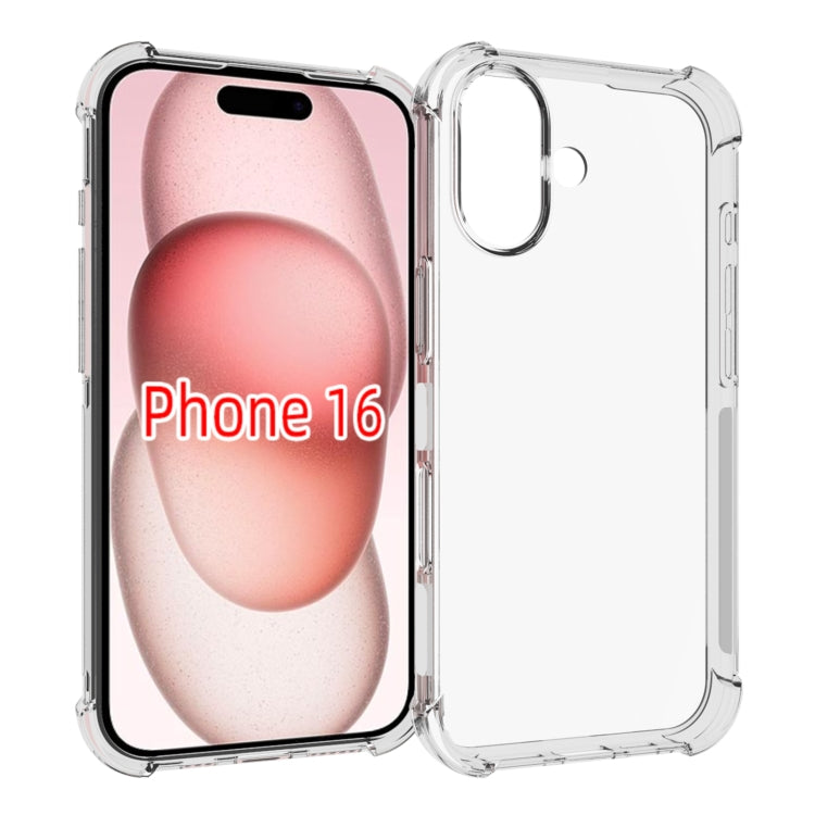 Shockproof Non-slip Thickening TPU Phone Case, For iPhone 16 Pro Max, For iPhone 16 Pro, For iPhone 16 Plus, For iPhone 16, For iPhone SE 2024, For iPhone 15 Pro Max, For iPhone 15 Pro, For iPhone 15 Plus, For iPhone 15