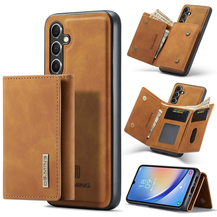 DG.MING M1 Series 3-Fold Multi Card Wallet + Magnetic Phone Case, For Samsung Galaxy S23 FE 5G, For Samsung Galaxy A34 5G, For Samsung Galaxy A54 5G