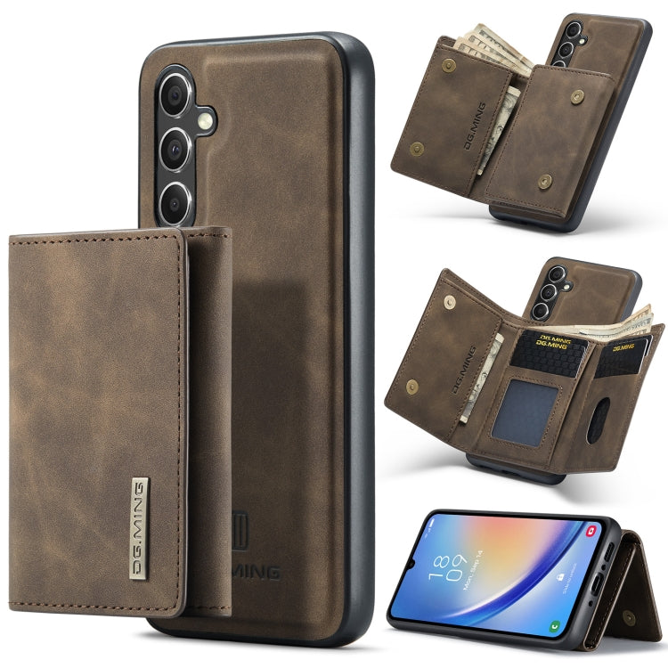 DG.MING M1 Series 3-Fold Multi Card Wallet + Magnetic Phone Case, For Samsung Galaxy S23 FE 5G, For Samsung Galaxy A34 5G, For Samsung Galaxy A54 5G