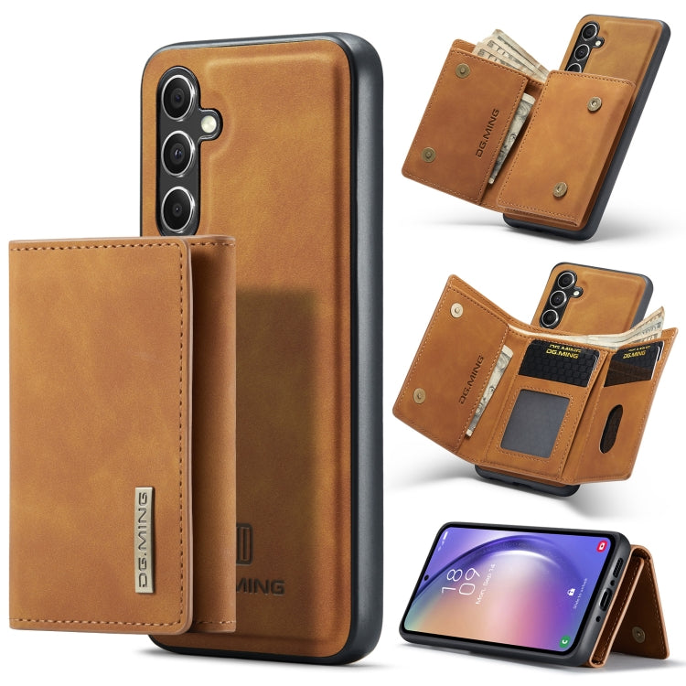 DG.MING M1 Series 3-Fold Multi Card Wallet + Magnetic Phone Case, For Samsung Galaxy S23 FE 5G, For Samsung Galaxy A34 5G, For Samsung Galaxy A54 5G