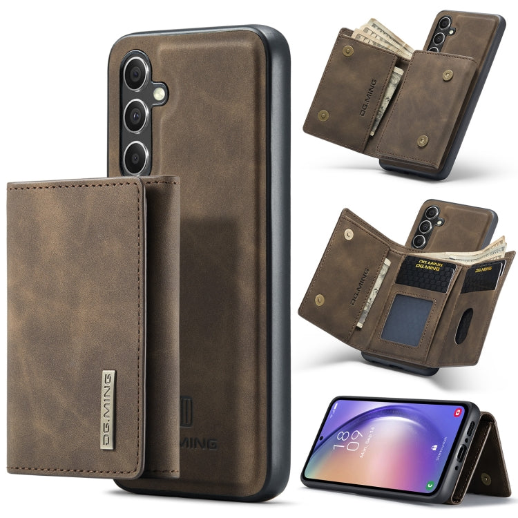 DG.MING M1 Series 3-Fold Multi Card Wallet + Magnetic Phone Case, For Samsung Galaxy S23 FE 5G, For Samsung Galaxy A34 5G, For Samsung Galaxy A54 5G