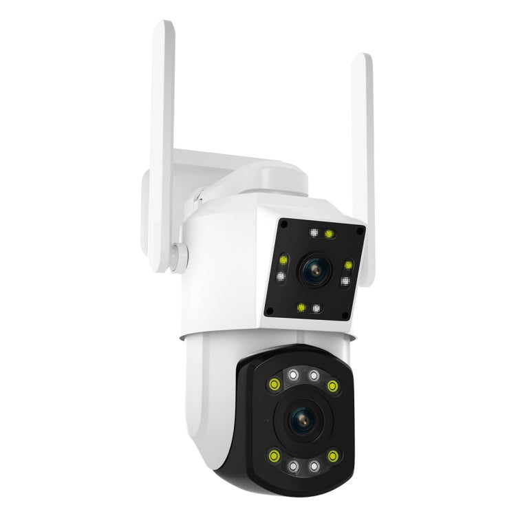 ESCAM PT210 2x3MP Dual Lens Dual Screen Monitor WiFi Camera Support Two-way Voice & Motion Detection & Cloud Storage, PT210