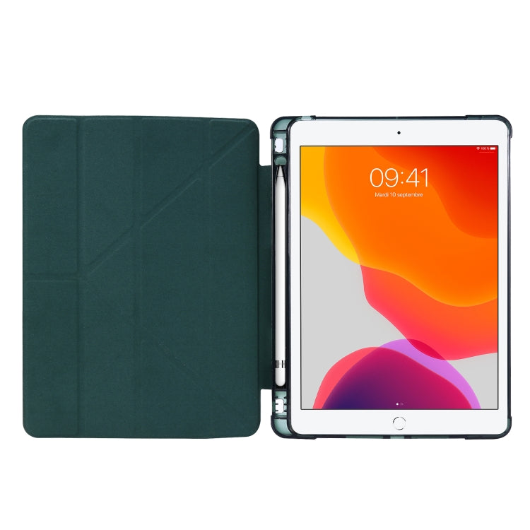 Airbag Deformation Horizontal Flip Leather Case with Holder & Pen Holder, For iPad 10.2 2021 / 2020 / 2019, For iPad Mini 4, For iPad Mini (2019)