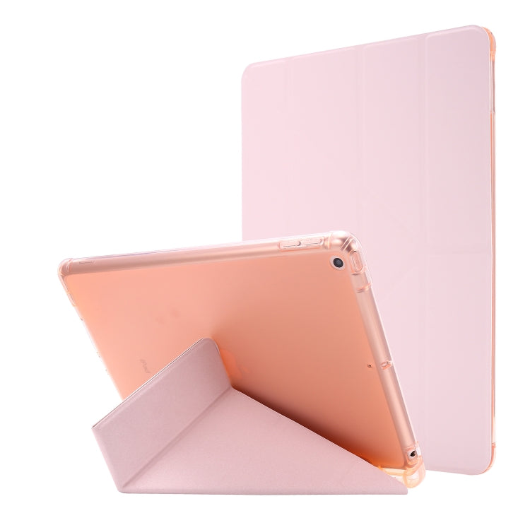 Airbag Deformation Horizontal Flip Leather Case with Holder & Pen Holder, For iPad 10.2 2021 / 2020 / 2019, For iPad Mini 4, For iPad Mini (2019)