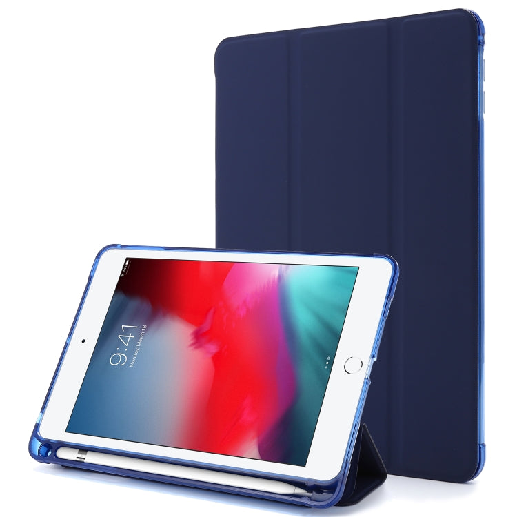 Airbag Horizontal Flip Leather Case with Three-fold Holder & Pen Holder, For iPad 10.2 2021 / 2020 / 2019, For iPad Mini 4, For iPad Mini (2019)