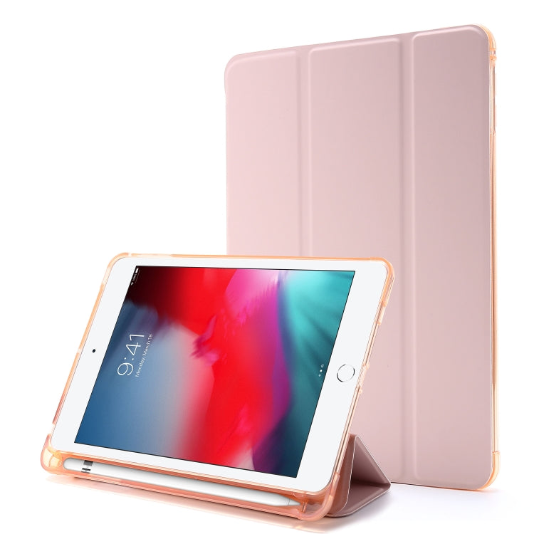 Airbag Horizontal Flip Leather Case with Three-fold Holder & Pen Holder, For iPad 10.2 2021 / 2020 / 2019, For iPad Mini 4, For iPad Mini (2019)