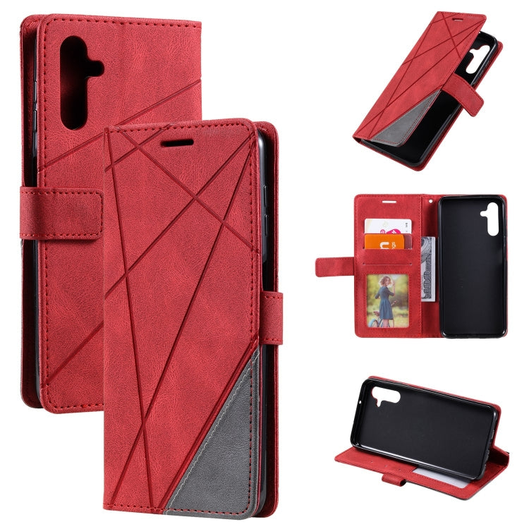 Skin Feel Splicing Leather Phone Case, For Samsung Galaxy A15, For Samsung Galaxy A05, For Samsung Galaxy A05s, For Samsung Galaxy A25 5G, For Samsung Galaxy S23 FE 5G, For Samsung Galaxy A24