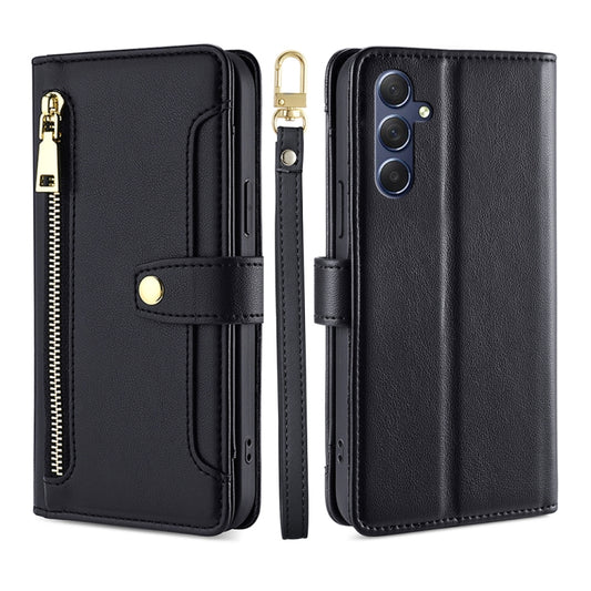 Sheep Texture Cross-body Zipper Wallet Leather Phone Case, For Samsung Galaxy M54 5G, For Samsung Galaxy F14 5G, For Samsung Galaxy A34 5G, For Samsung Galaxy A54 5G, For Samsung Galaxy S23+ 5G