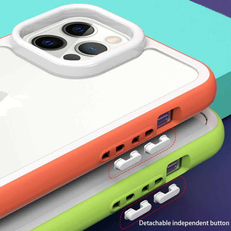 Color Frame 2 in 1 Hollow Cooling Phone Case, For iPhone 13 Pro, For iPhone 13 Pro Max