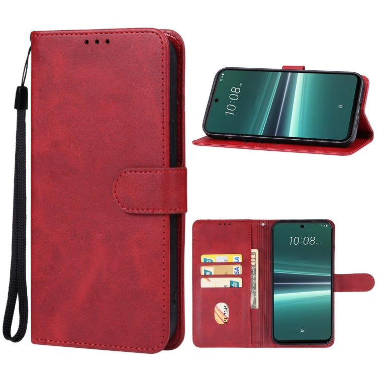 Leather Phone Case, For HTC U24 Pro, For HTC Wildfire E star, For HTC U23