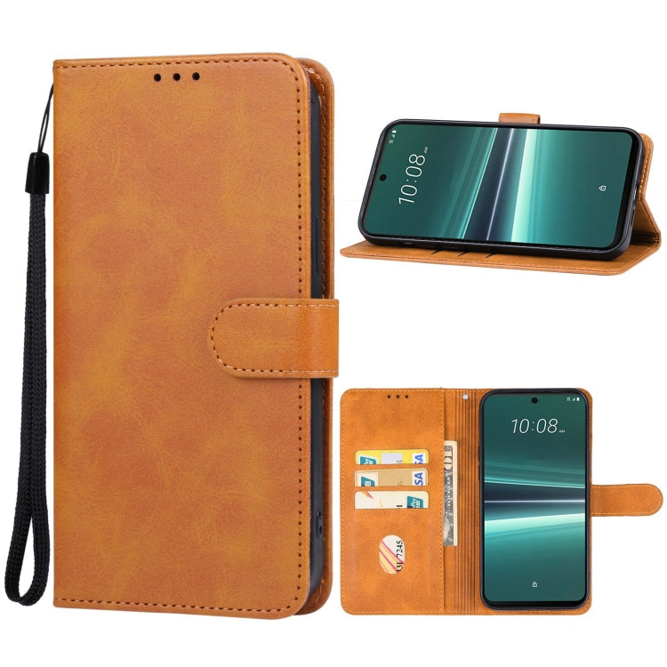 Leather Phone Case, For HTC U24 Pro, For HTC Wildfire E star, For HTC U23