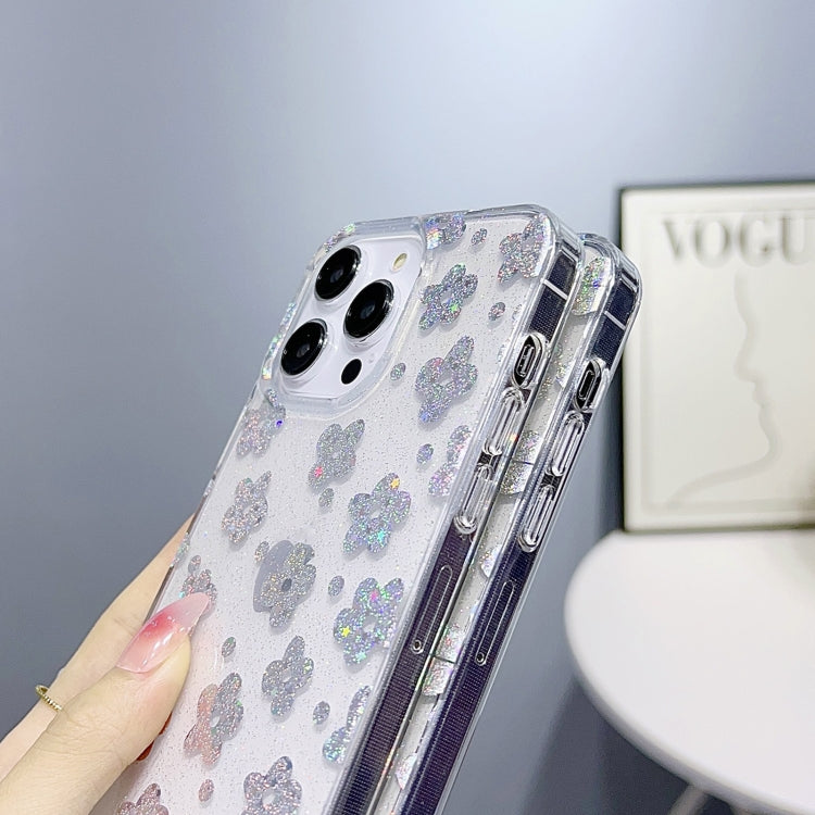 Little Star Series Glitter Powder TPU Phone Case, For iPhone 13 Pro, For iPhone 13 Pro Max