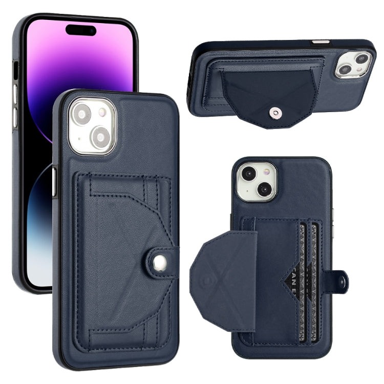Shockproof Leather Phone Case with Card Holder, For iPhone 15 Plus, For iPhone 14 Pro, For iPhone 14 Pro Max, For iPhone 15