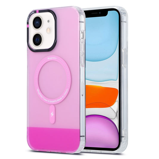 PC + TPU IMD MagSafe Magnetic Phone Case, For iPhone 11, For iPhone 15 Pro Max, For iPhone 15 Pro, For iPhone 15 Plus, For iPhone 15