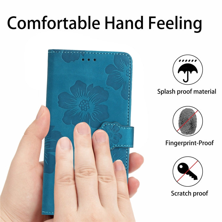 Flower Embossing Pattern Leather Phone Case, For Sony Xperia 5, For Sony Xperia L3