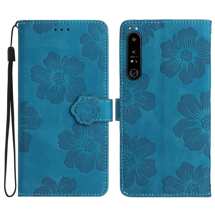 Flower Embossing Pattern Leather Phone Case, For Sony Xperia 10 VI, For Sony Xperia 1 VI, For Sony Xperia 1 V, For Sony Xperia 10 V, For Sony Xperia 10 IV, For Sony Xperia L4