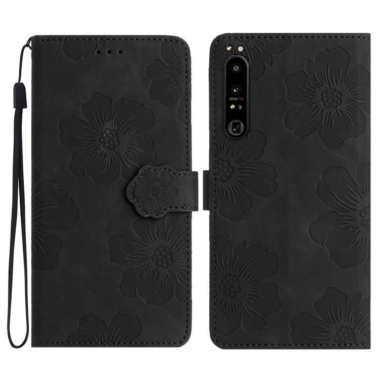 Flower Embossing Pattern Leather Phone Case, For Sony Xperia 10 VI, For Sony Xperia 1 VI, For Sony Xperia 1 V, For Sony Xperia 10 V, For Sony Xperia 10 IV, For Sony Xperia L4