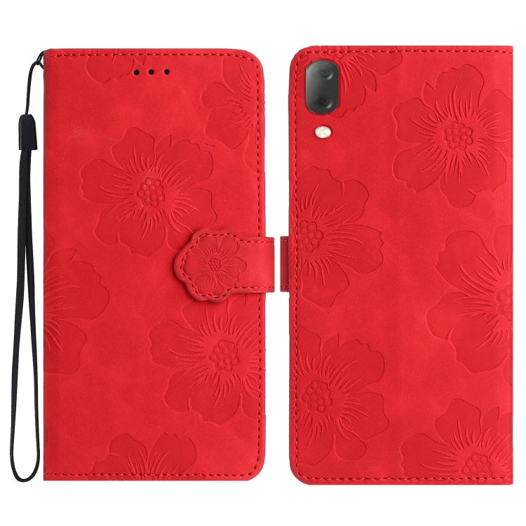 Flower Embossing Pattern Leather Phone Case, For Sony Xperia 5, For Sony Xperia L3