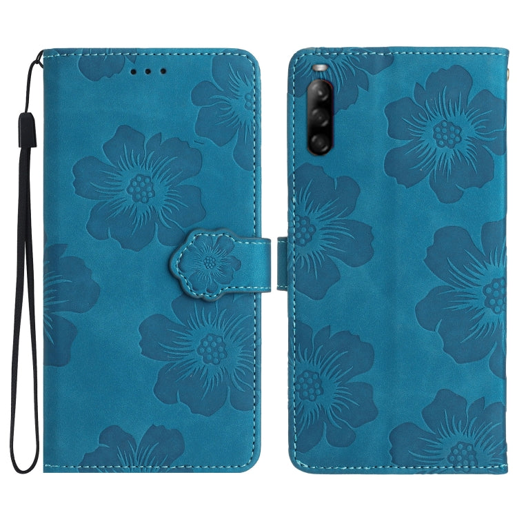 Flower Embossing Pattern Leather Phone Case, For Sony Xperia 10 VI, For Sony Xperia 1 VI, For Sony Xperia 1 V, For Sony Xperia 10 V, For Sony Xperia 10 IV, For Sony Xperia L4