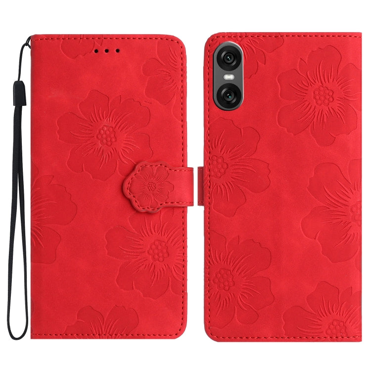 Flower Embossing Pattern Leather Phone Case, For Sony Xperia 10 VI, For Sony Xperia 1 VI, For Sony Xperia 1 V, For Sony Xperia 10 V, For Sony Xperia 10 IV, For Sony Xperia L4