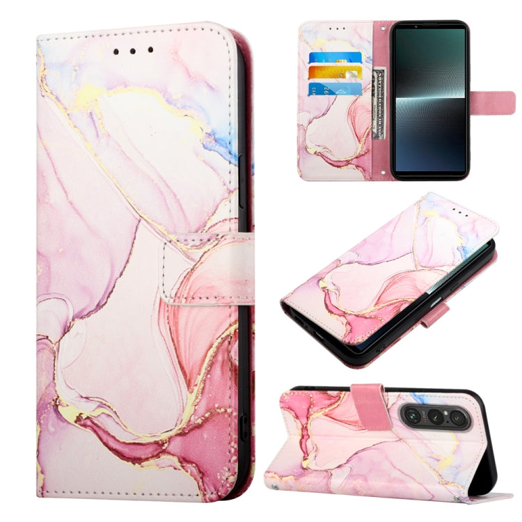 PT003 Marble Pattern Flip Leather Phone Case, For Sony Xperia 10 VI, For Sony Xperia 1 VI, For Sony Xperia 5 VI, For Sony Xperia 5 V, For Sony Xperia 1 V, For Sony Xperia 10 V