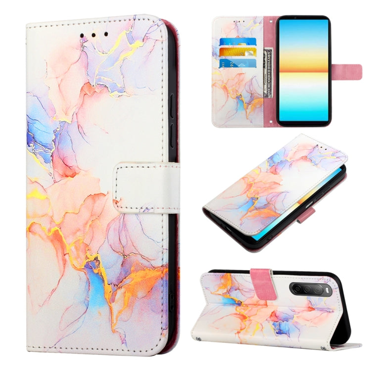 PT003 Marble Pattern Flip Leather Phone Case, For Sony Xperia 10 VI, For Sony Xperia 1 VI, For Sony Xperia 5 VI, For Sony Xperia 5 V, For Sony Xperia 1 V, For Sony Xperia 10 V